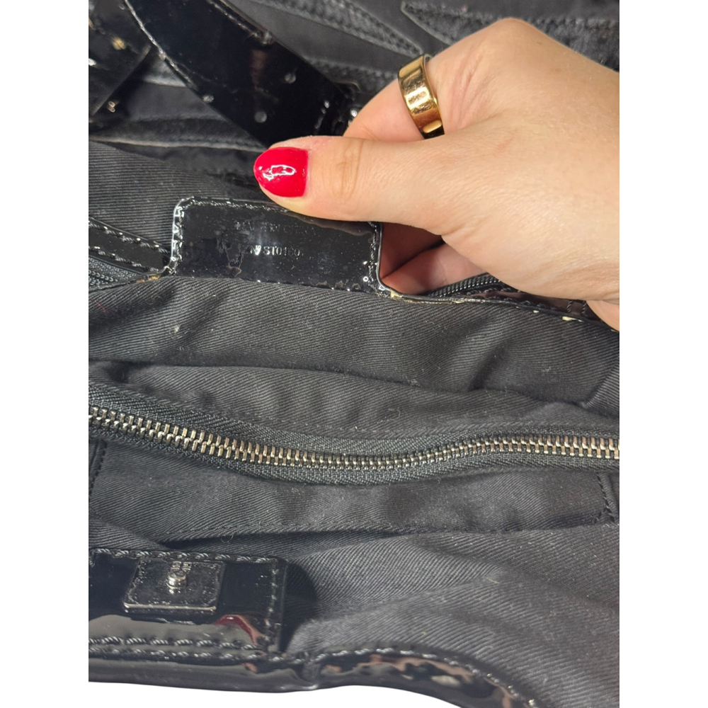 Givenchy Black Patent Leather Hobo Shoulder Bag - Picture 8 of 12